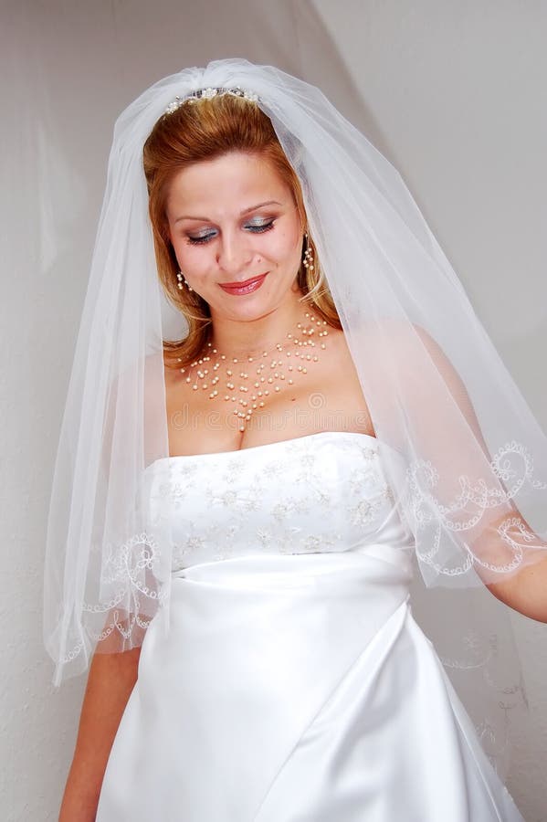 Wedding dress stock photo. Image of flowers, embroidery - 3338520