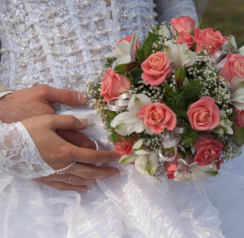 Malay Wedding Flower Bouquet Stock Photo Image of green, human 598682
