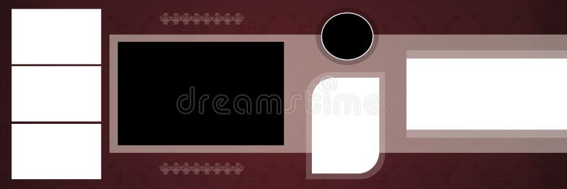 Wedding Album Cover Design & Background Photo Frames Stock Photo - Image of  empty, effect: 159853710