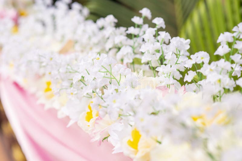 Wedding Backdrop with Flower and Wedding Decoration Stock Image Image