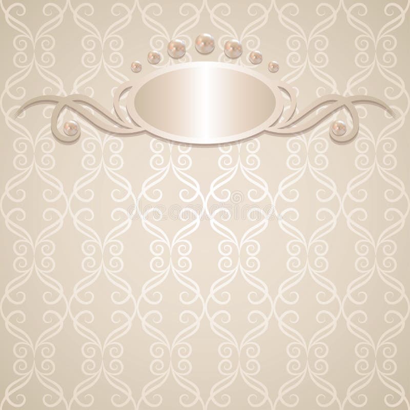 Download Wedding background stock vector. Illustration of metal - 25432336