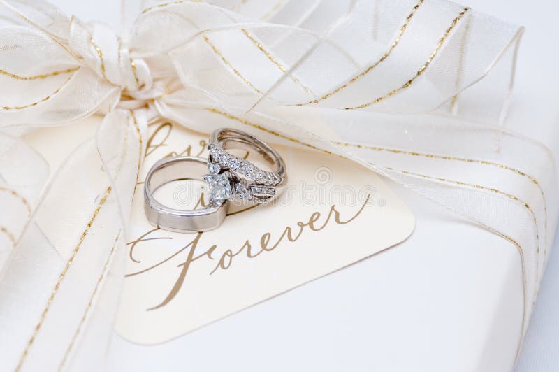 Gold Wedding Bands stock image. Image of celebration, gold 8407369