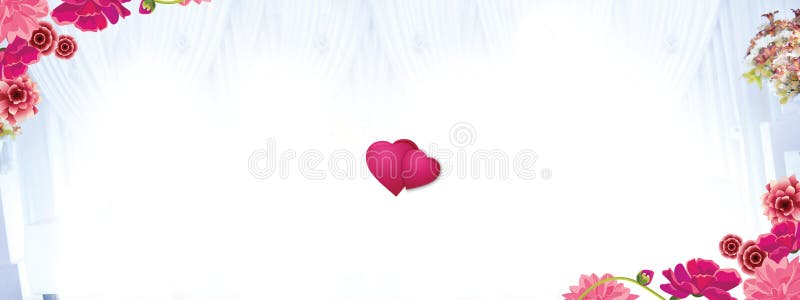 Wedding Banner stock image. Image of engagement, floral - 73163885