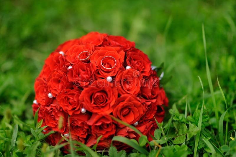 Wedding bouguet of flowers stock image Image of beauty 157078127