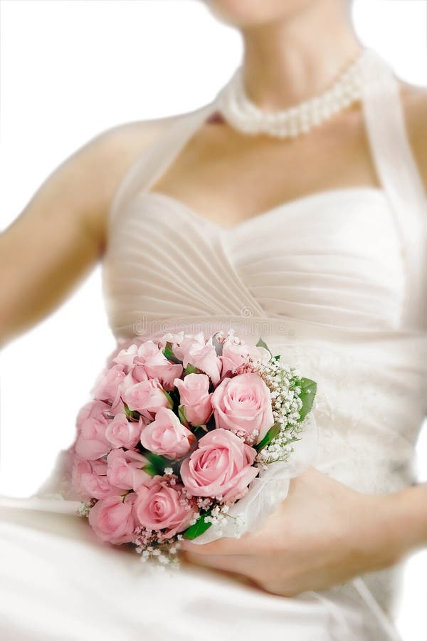 Wedding bouquet in bride s hands