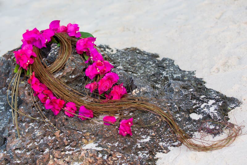 Wedding Bouquet Of The Bride On A Tropical Beach Stock Photo Image Wedding Bouquet Of The Bride On A Tropical Beach Stock Photo Image