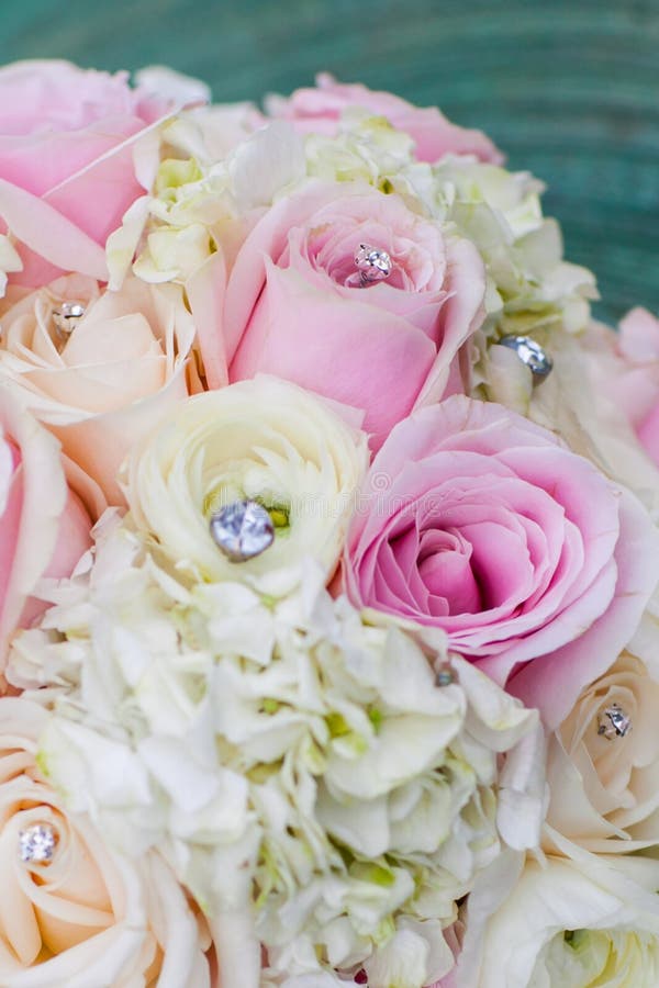 Wedding bouquet with roses