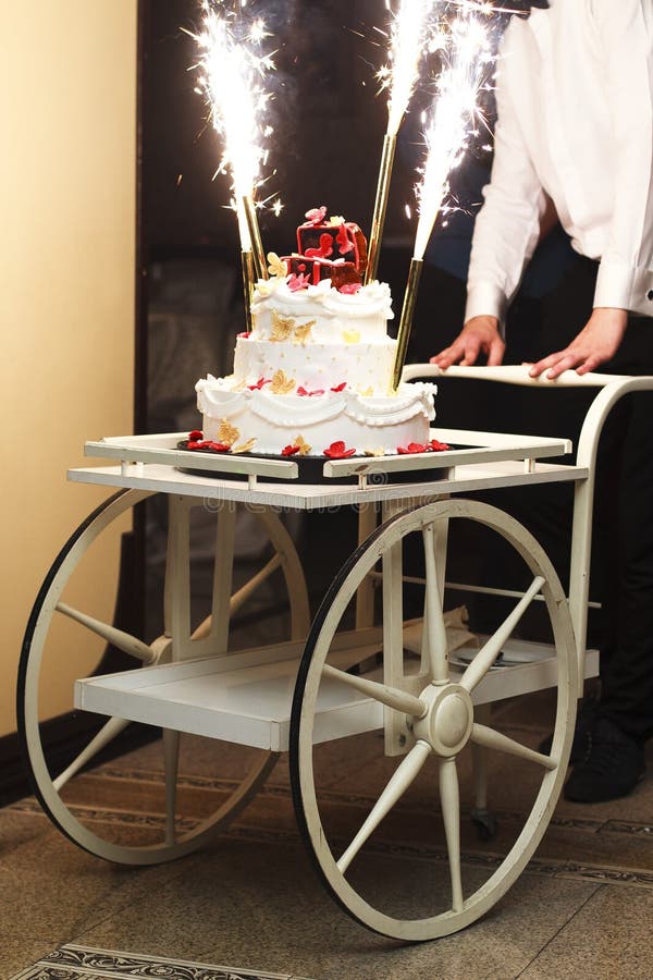 Wedding Cake on a Wheelchair Stock Photo Image of table, light 47669186