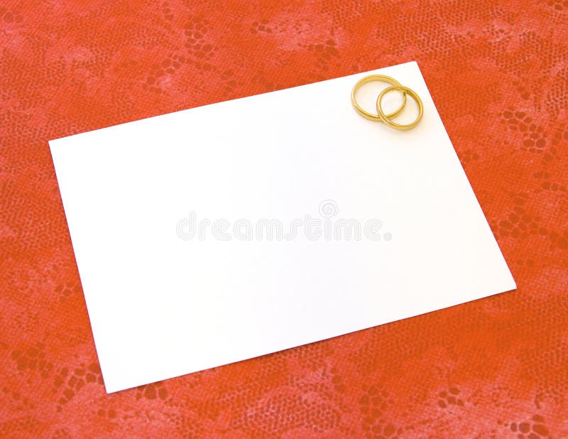 Wedding card stock photo. Image of pair, paper, background 11995760