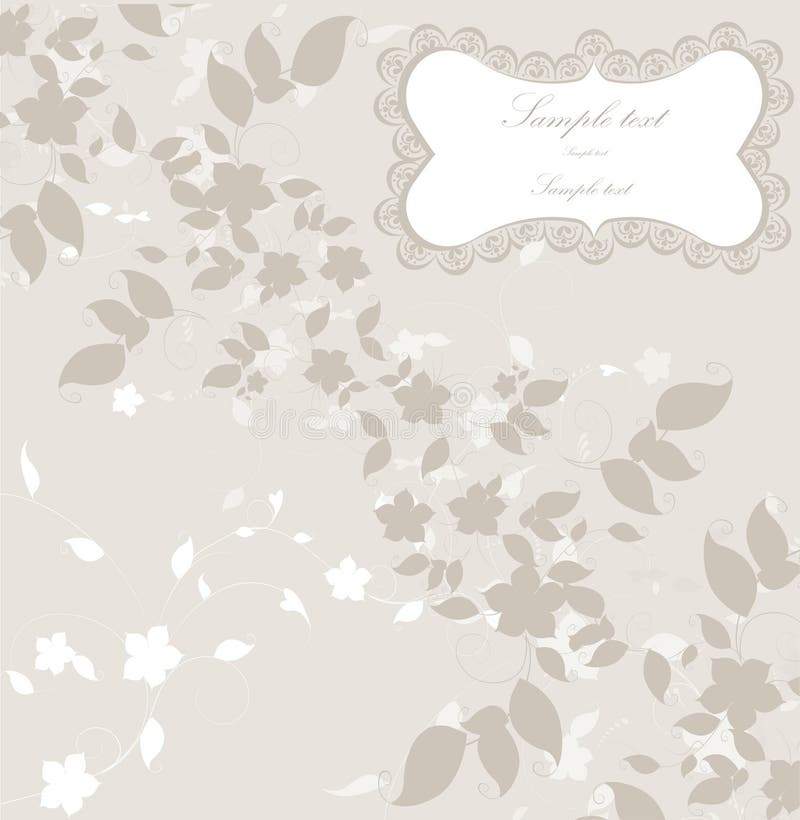 Victorian Roses Wedding Invitation Stock Illustration - Illustration of ...