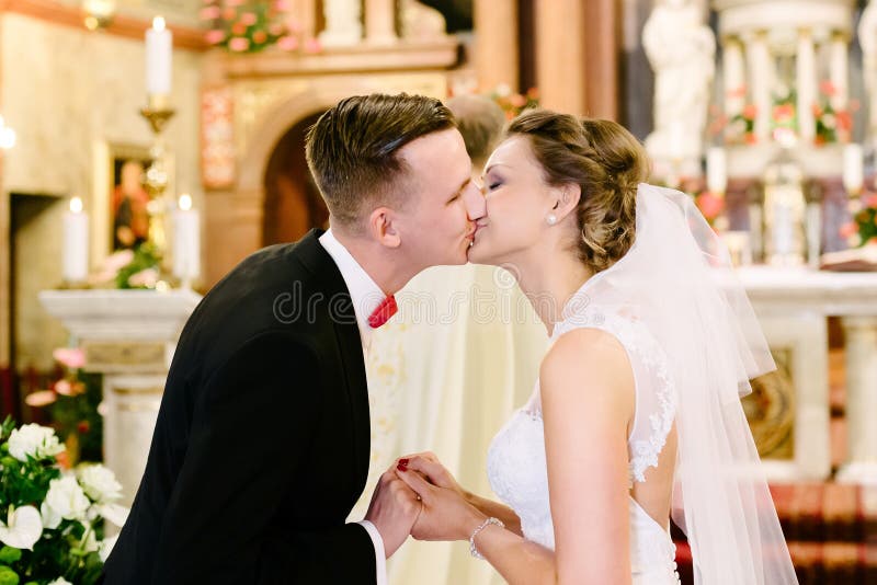 Wedding ceremony in catholic church royalty free stock photos Wedding ceremony in catholic church royalty free stock photos