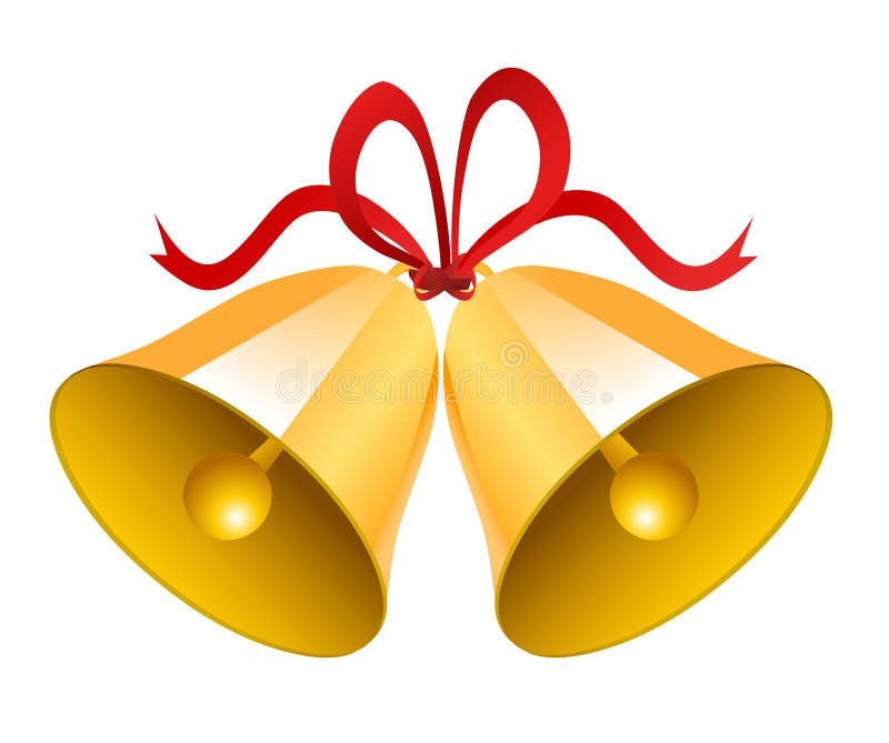 Wedding Christmas Bells royalty free illustration Wedding Christmas Bells royalty free illustration