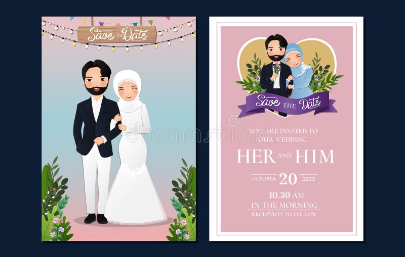 Muslim Wedding Couple Stock Illustrations – 459 Muslim Wedding Couple Stock  Illustrations, Vectors & Clipart - Dreamstime