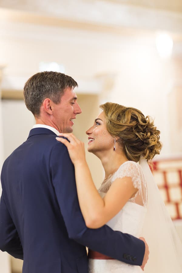 Wedding Dance of Bride and Groom Stock Image Image of fashion, family