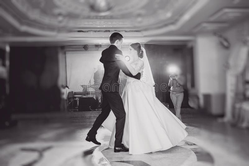 Wedding dance stock image. Image of marriage, groom, bride 58045891