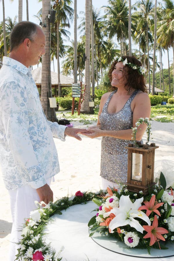 Wedding day on the beach