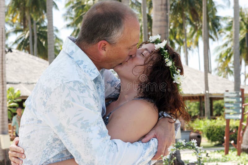 Wedding day on the beach