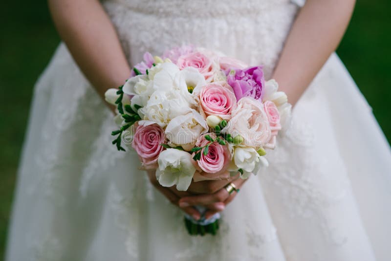 Wedding Bouquet (vintage / Nos Stock Photo - Image of nostalgia ...