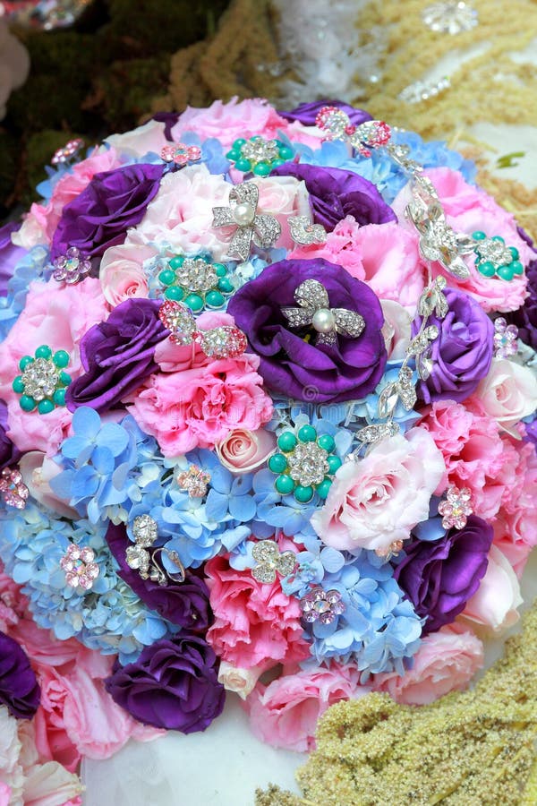 Wedding Decor Table Setting and Flowers Stock Image Image of color