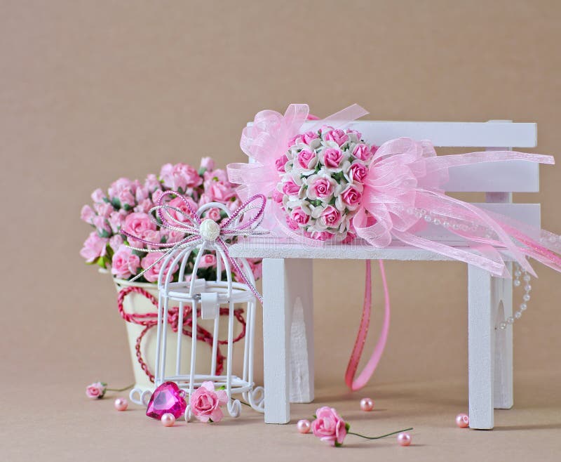 Wedding decoration stock photo