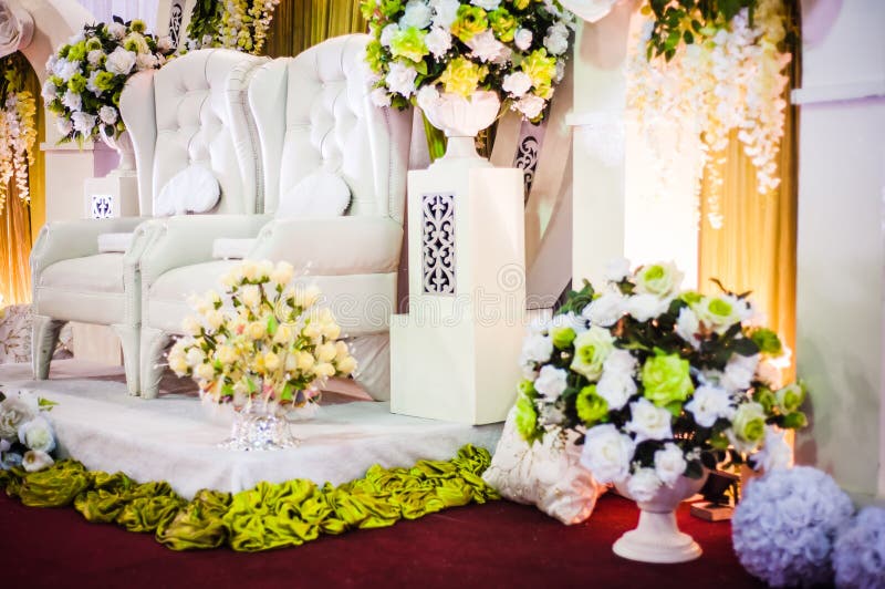 Wedding Sofa stock photo. Image of decoration, marriage 6241360