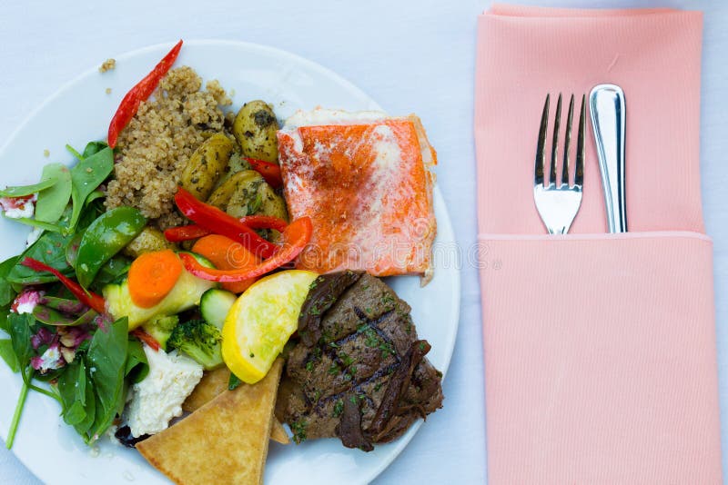 Wedding Dinner Meal at Reception Stock Image Image of eating
