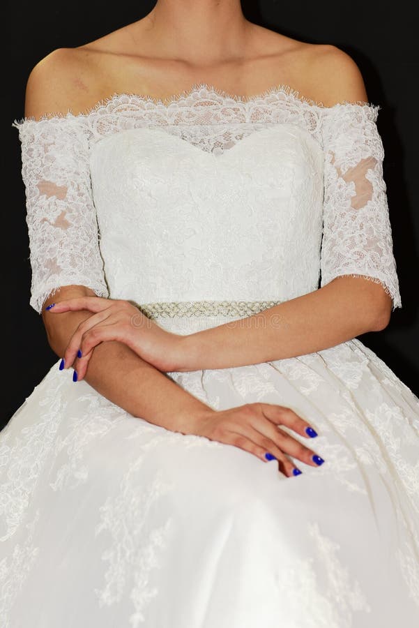 The wedding dress stock photo. Image of adornment, wedding 52402552