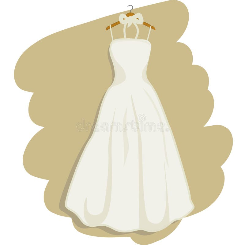 Ilustraciones de boda ropa + un rectángulo que delimita el área imprimible el archivo.