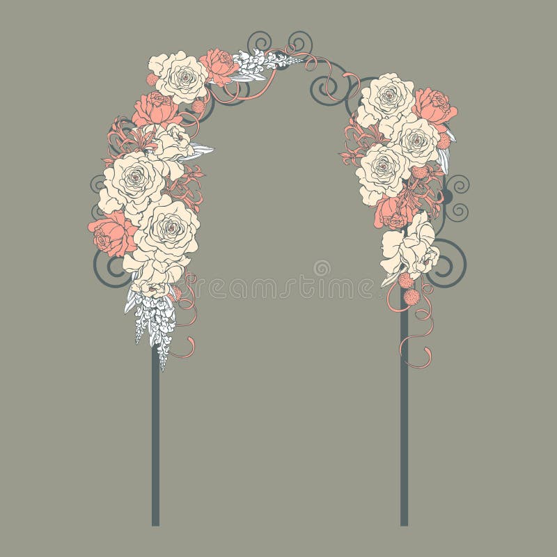 Flower Arch Stock Illustrations 2,857 Flower Arch Stock Illustrations