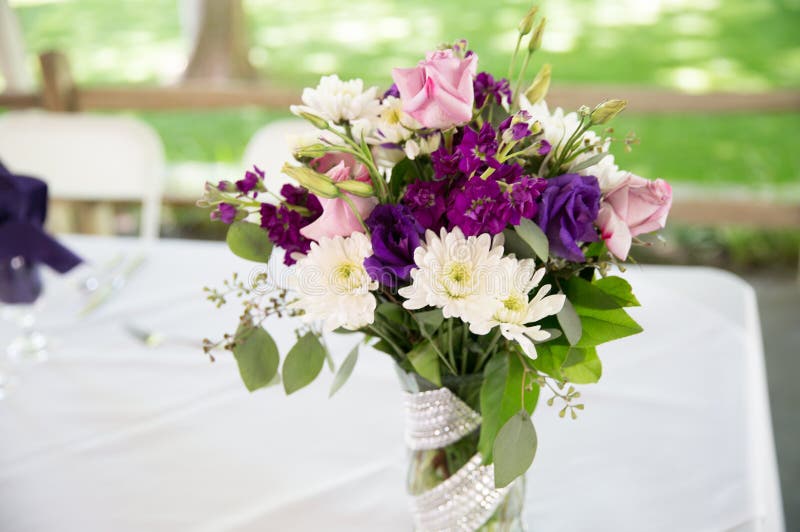 Wedding flowers. stock photo. Image of decoration, romance 167454880