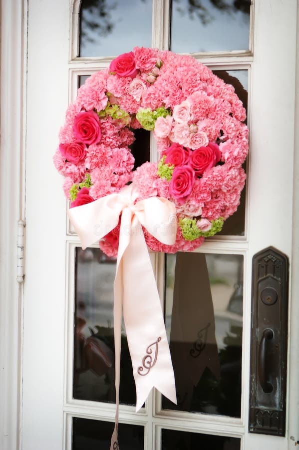Wedding Flowers Outside a Church Stock Photo Image of decoration, love 5234170