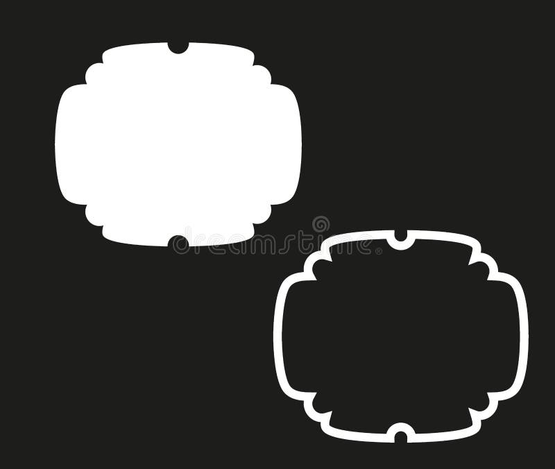 Wedding Frame Mailbox Monogram Basic Shape Monogram Frame Empty Wedding Frame Mailbox Monogram Basic Shape Monogram Frame Empty