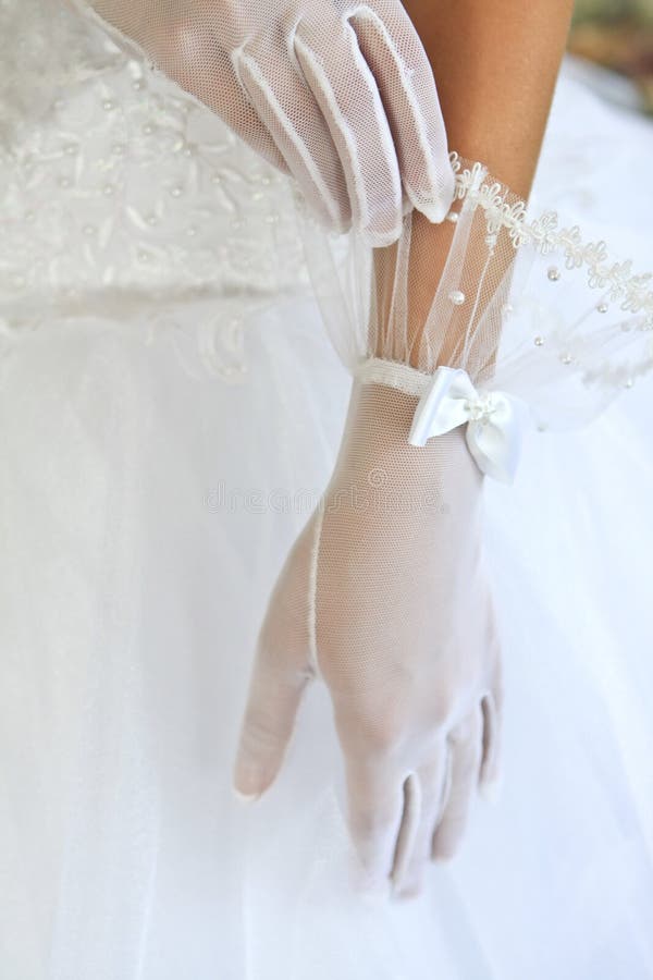 Wedding gloves stock image. Image of readiness, bride 17494547