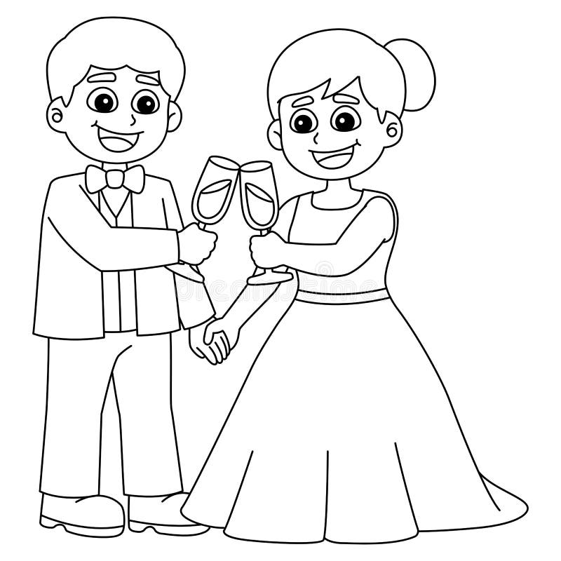 Bride Groom Coloring Stock Illustrations 409 Bride Groom Coloring bride-groom-coloring-stock-illustrations-409-bride-groom-coloring