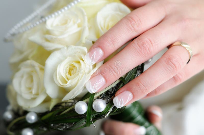 Wedding hand bouquet