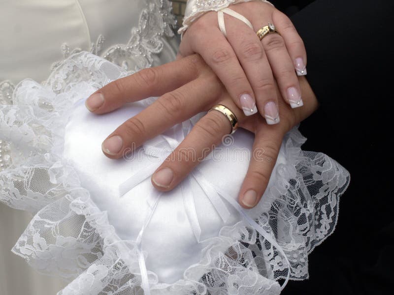 Wedding Hands stock image. Image of marriage, diamonds 429355