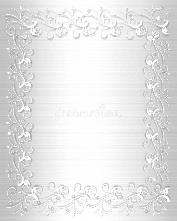 Wedding Invitation Border White Satin vector illustration Wedding Invitation Border White Satin vector illustration