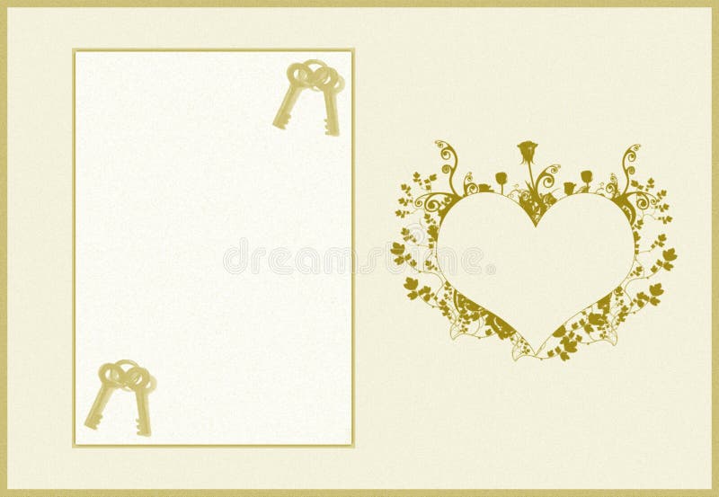 Wedding invitation card