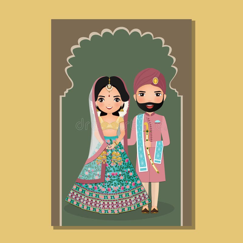 Indian Bride Groom Cartoon Stock Illustrations – 170 Indian Bride Groom  Cartoon Stock Illustrations, Vectors & Clipart - Dreamstime