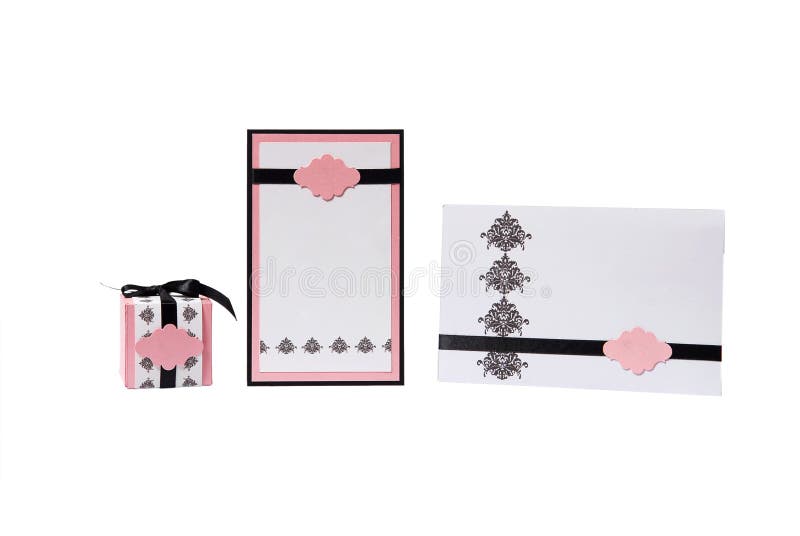 Wedding Invitation and Gift Box Stock Image Image of festive