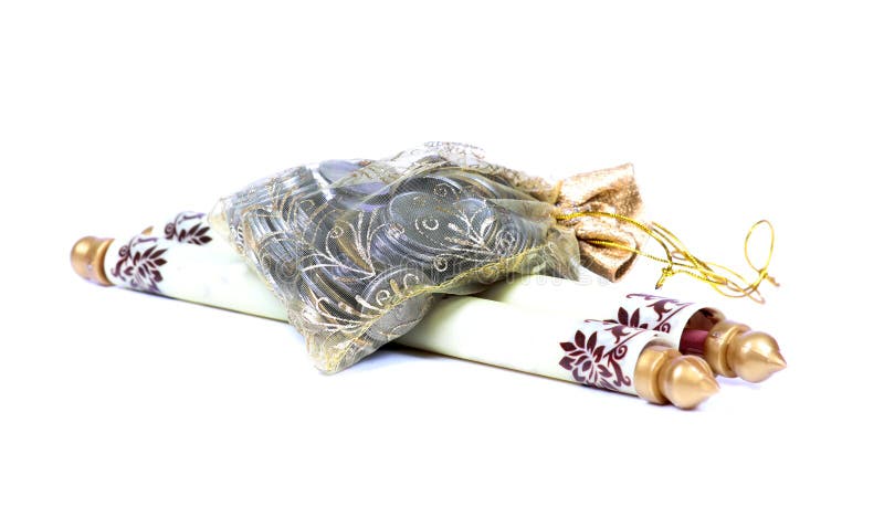 Wedding invitation and money royalty free stock images Wedding invitation and money royalty free stock images