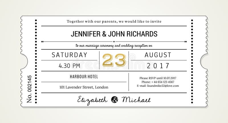 Mint Vintage Heart Cinema Ticket Pass 10 x Wedding Invitation Cards Invite