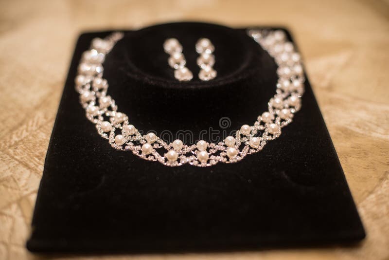 Wedding jewelry for bride stock photo Image of female 45414146