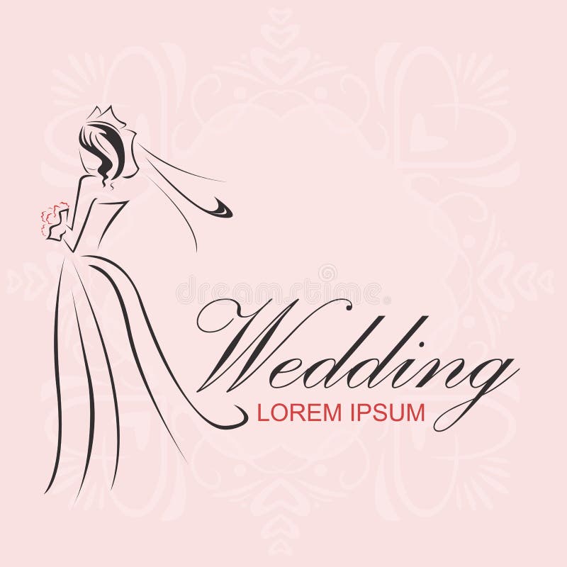 Wedding Logo stock vector. Illustration of element, darling - 60897487