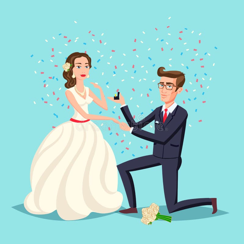 Bride and Groom As Love Wedding Couple Illustration. Cartoon Husband and Romantic Wife Ceremony, Female with Flowers Stock Vector - Illustration of beauty, background: 96458725 Bride and Groom As Love Wedding Couple Illustration. Cartoon Husband and Romantic Wife Ceremony, Female with Flowers Stock Vector - Illustration of beauty, background: 96458725