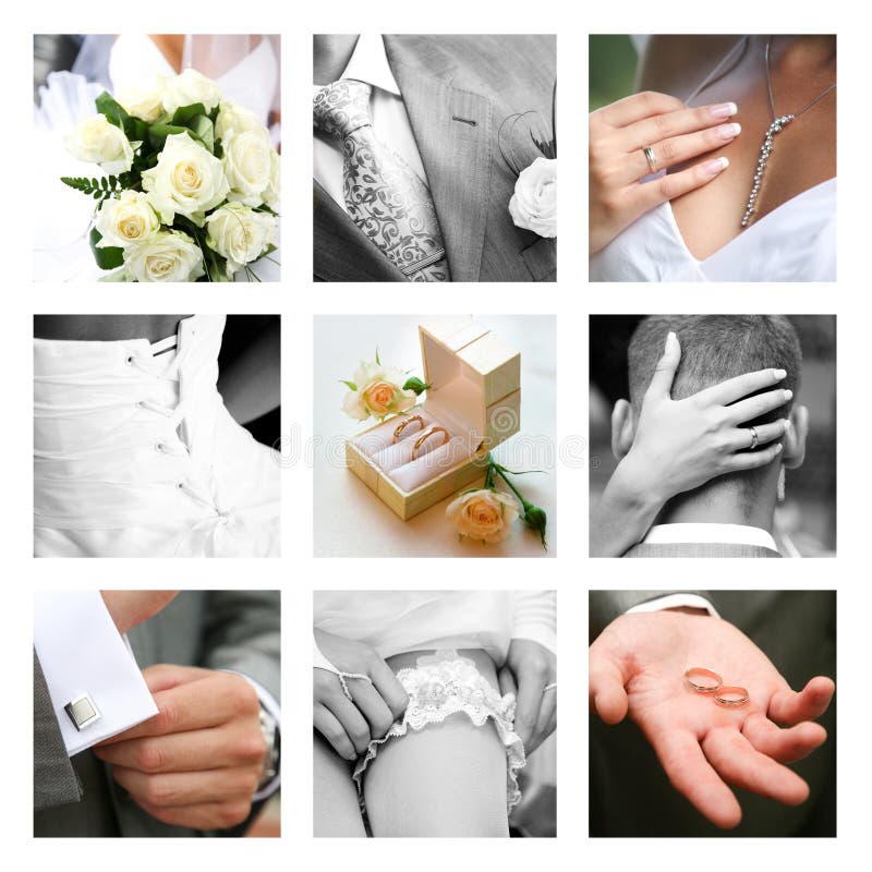 Wedding moments royalty free stock photography Wedding moments royalty free stock photography