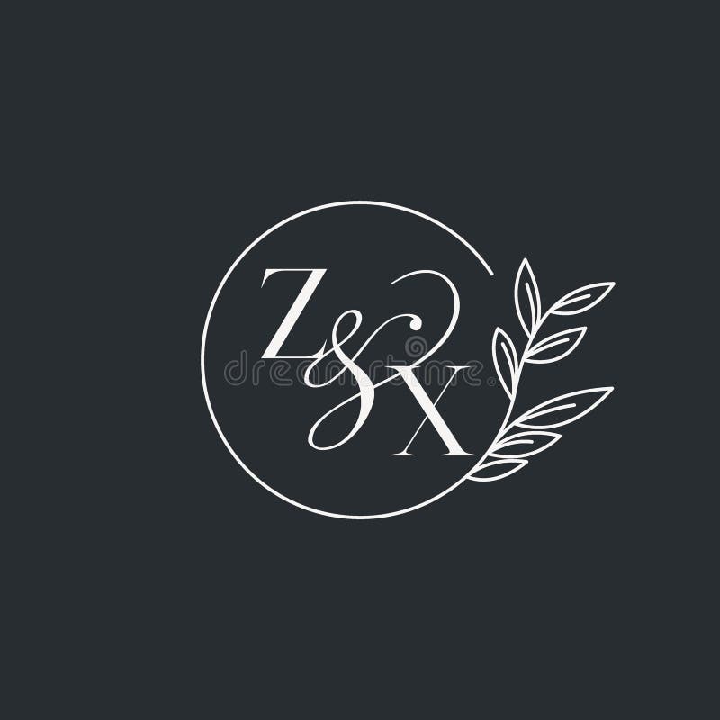 Initial Zx Stock Illustrations – 740 Initial Zx Stock