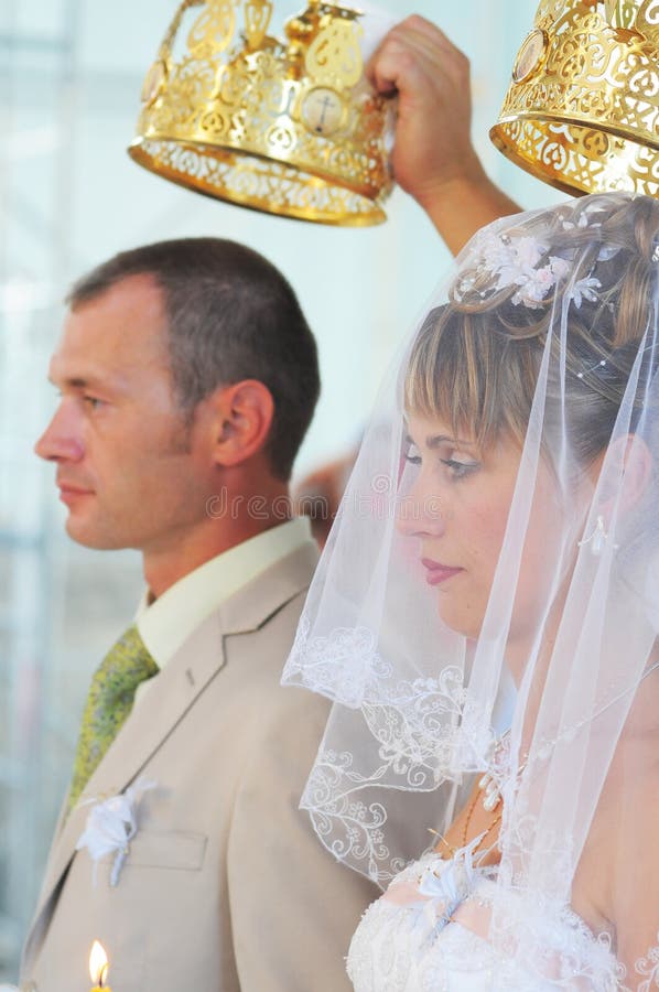 Wedding in an orthodox temple.