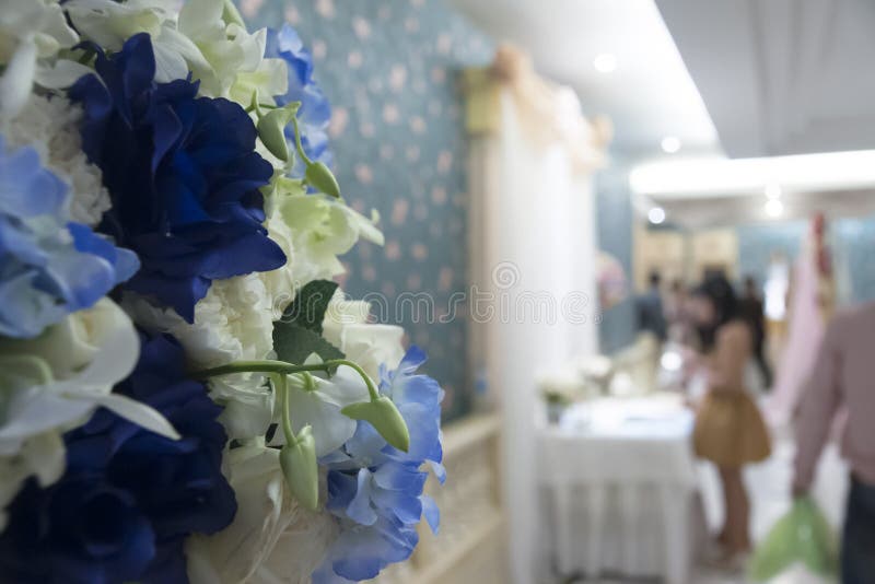 Wedding Party with Blur Background Stock Photo Image of background