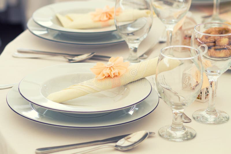 Wedding place stock image. Image of tablecloth, decoration 76241331